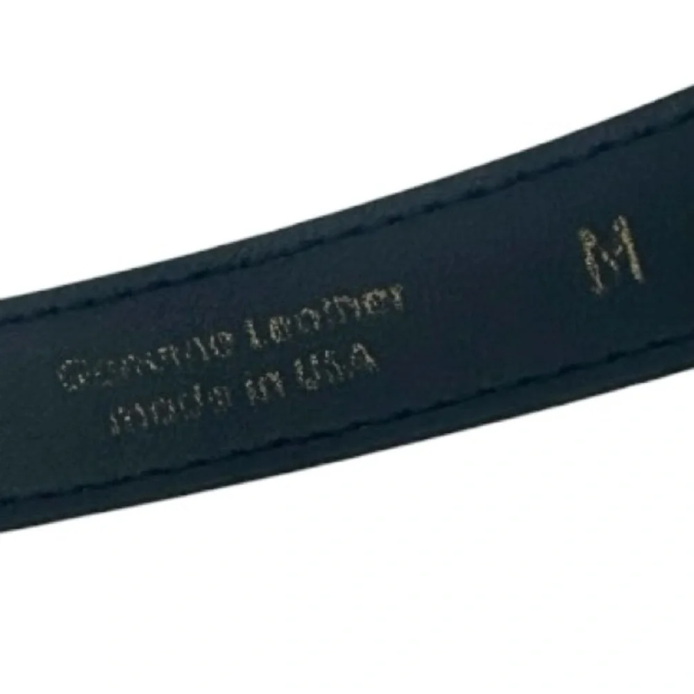 Accessories by Pearl Vintage Leather Belt Made in the U.S.A. Medium